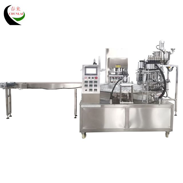Honey Spoon Packing Rotary type Filling Sealing Machine from China