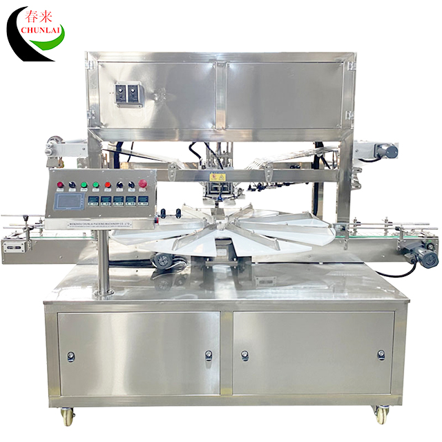 KIS-1800 Automatic Rotary Type Wet Wipes Canister Sealing Machine