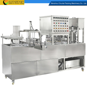 4 Rows Water Cup Rinsing Filling Sealing Machine