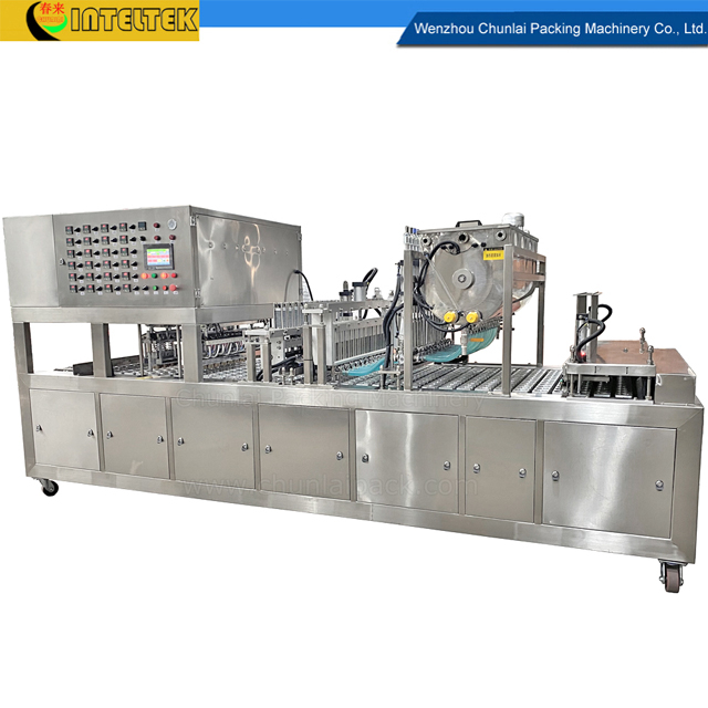 China automatic chili sauce Cup Filling and Sealing Machine